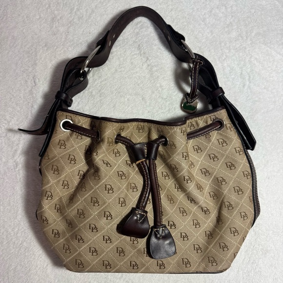 Dooney & Bourke Y2K Monogram Bucket Bag - Picture 1 of 10